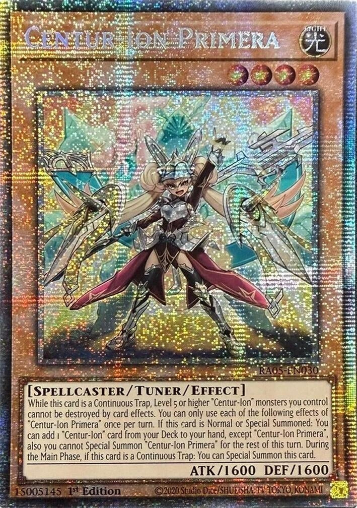 Image for Centur-Ion Primera (Starlight Rare) (RA05-EN030) (RA05) - YuGiOh