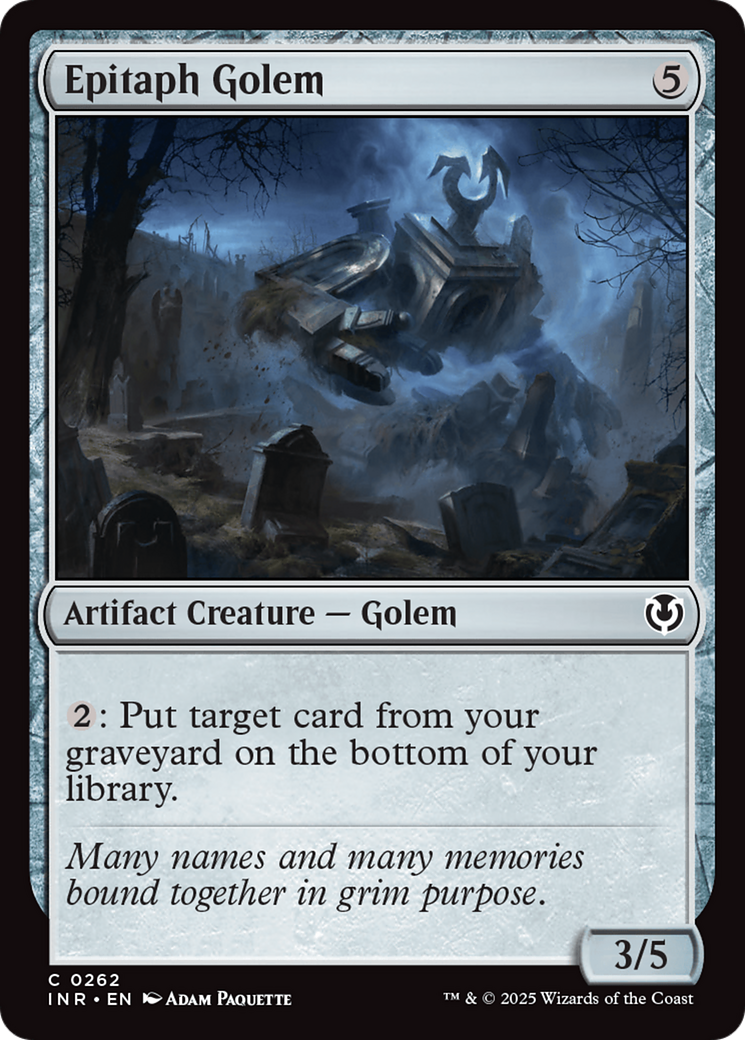 Golem d'épitaphe [Innistrad Remastered]