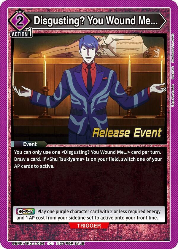 Image for Disgusting? You Wound Me... (UEPR/TKG-1-064) (UE18BT_RE) - Union Arena