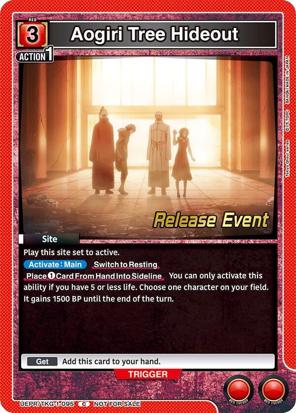 Image for Aogiri Tree Hideout (UEPR/TKG-1-095) (UE18BT_RE) - Union Arena