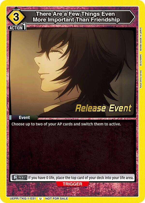 Image for There Are a Few Things Even More Important Than Friendship (UEPR/TKG-1-031) (UE18BT_RE) - Union Arena