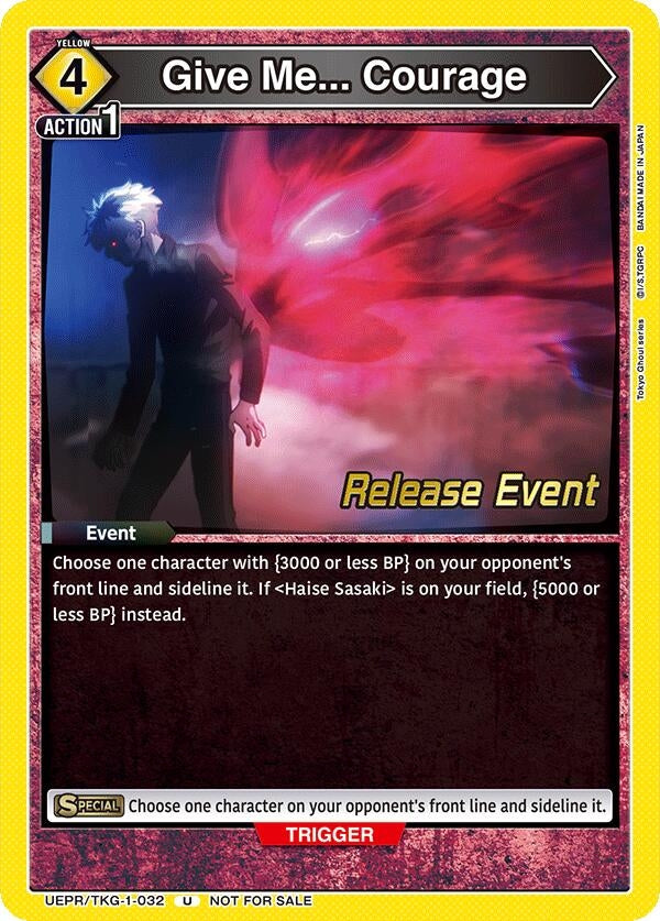 Image for Give Me... Courage (UEPR/TKG-1-032) (UE18BT_RE) - Union Arena