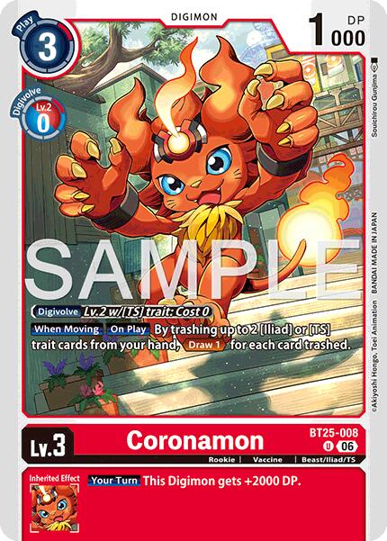 Coronamon [BT25-008] [Double révolution]
