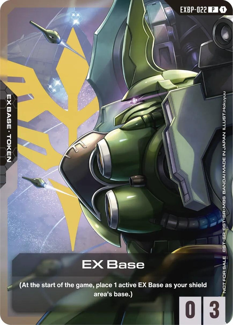 Image for EX Base (EXBP-022) (Mobile Suit Gundam Unicorn) (EXBP-022) (EXBP) - Gundam Card Game