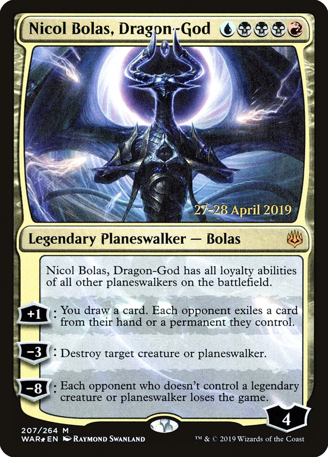 Nicol Bolas, le Dracogénaire [Promos d'avant-première La Guerre des Planeswalkers]
