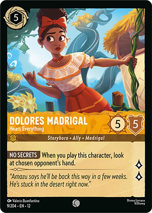 Dolores Madrigal - Entend Tout (9/204) [Terres inconnues]