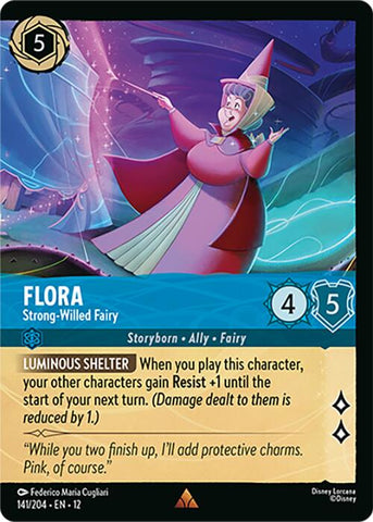 Flora - Hada de Voluntad Firme (Foil) (141/204) [Confines Inexplorados]