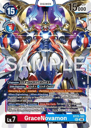 Image for GraceNovamon (BT25-103 SEC) (BT-25) - Digimon Card Game