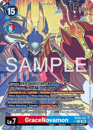 Image for GraceNovamon (Alternate Art) (BT25-103 SEC) (BT-25) - Digimon Card Game