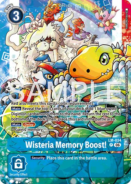 ¡Wisteria Impulso de Memoria! [LM-034] (Arte Alternativo) [Mazo de Inicio: Beatbreak]