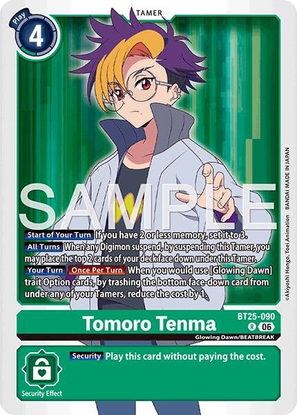 Image for Tomoro Tenma (BT25-090 R) (BT-25) - Digimon Card Game