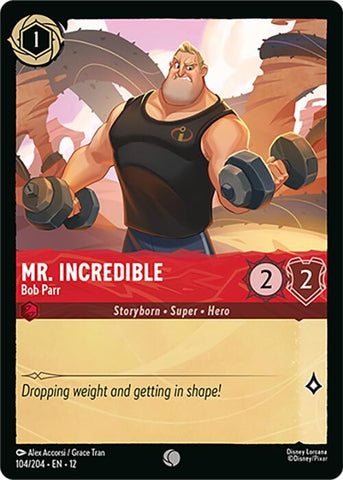 Mr. Increíble - Bob Parr (104/204) [Lo salvaje desconocido]