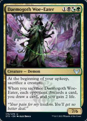 Daemogoth el Devorador de Penas [Strixhaven: Escuela de Magos]
