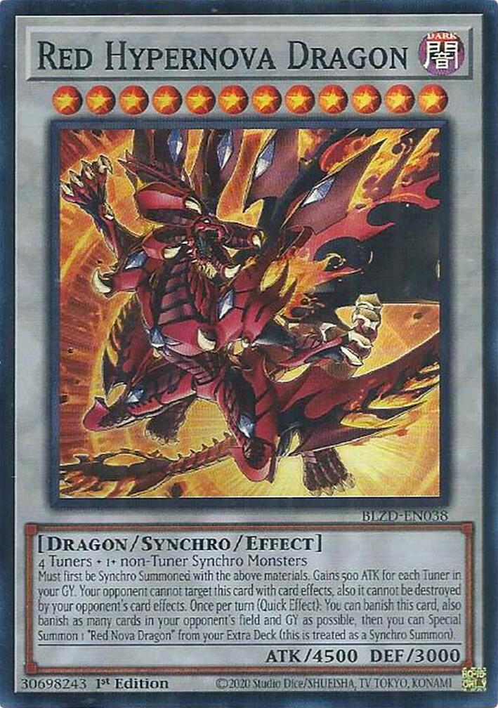 Dragón Hipernova Roja [BLZD-SP038] Súper Rara