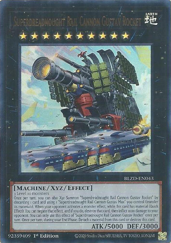 Cañón Ferroviario Super Acorazado Gustav Max [BLZD-SP043] Ultra Rara