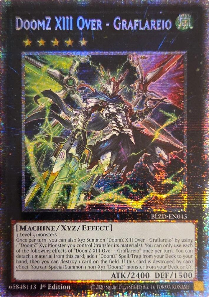 DoomZ XIII Sobre - Graflareio (Starlight Rare) [BLZD-EN045] Starlight Rare