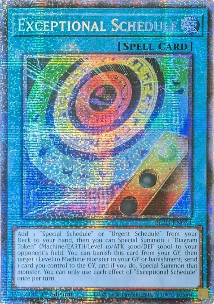 Horario Excepcional (Starlight Rare) [BLZD-EN054] Starlight Rare