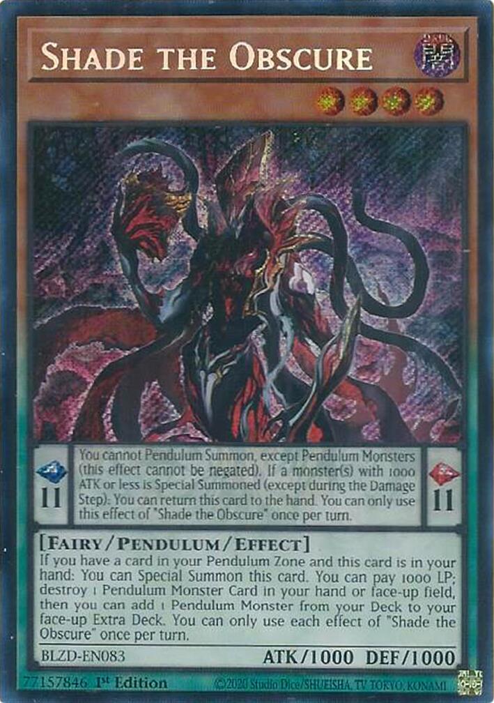 Sombra lo Obscuro [BLZD-SP083] Secret Rare