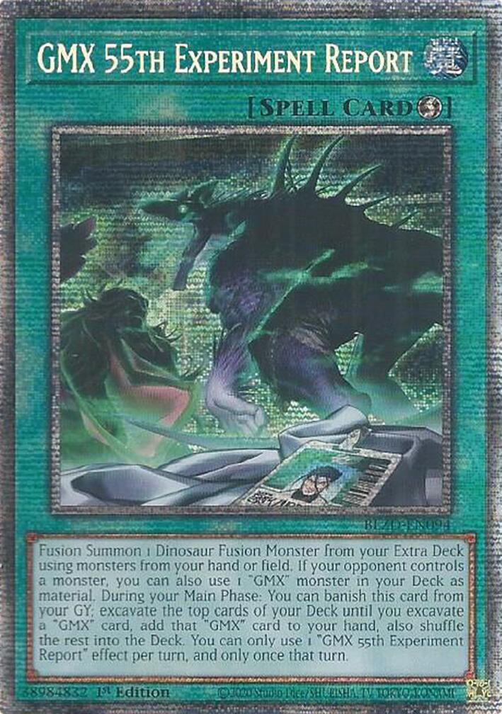Informe del 55.º Experimento GMX (Starlight Rare) [BLZD-EN094] Starlight Rare