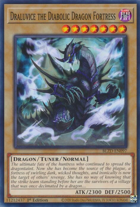 La Fortaleza del Dragón Diabólico Draluvice [BLZD-EN097] Común