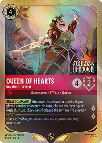Reina de Corazones - Viajera Impaciente (46) [Cartas Promocionales]