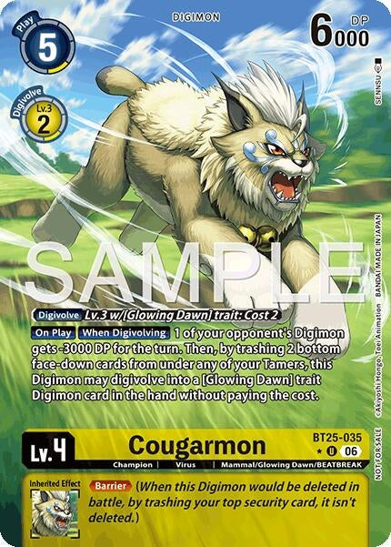 Image for Cougarmon (Full Art) (BT25-035 U) (BT-25) - Digimon Card Game
