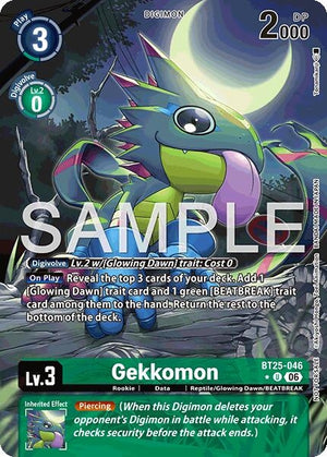 Image for Gekkomon (Full Art) (BT25-046 U) (BT-25) - Digimon Card Game