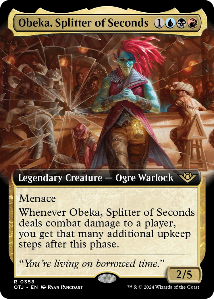 Obeka, Découpeuse de secondes (Extended Art) [Les Hors-la-loi de Croisetonnerre]