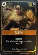 Image for Lee Sin - Centered (151b/298) (OPP) - Riftbound: League of Legends Trading Card Game