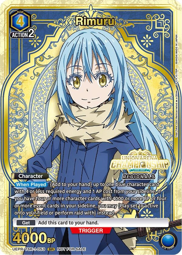 Image for Rimuru (Regionals 26-27) (UEPR/TSK-1-053) (UEPR) - Union Arena