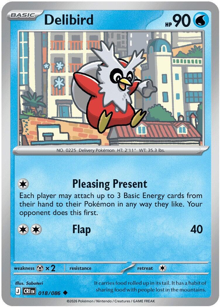 Delibird (018/086) [Megaevolución: El Origen del Caos]