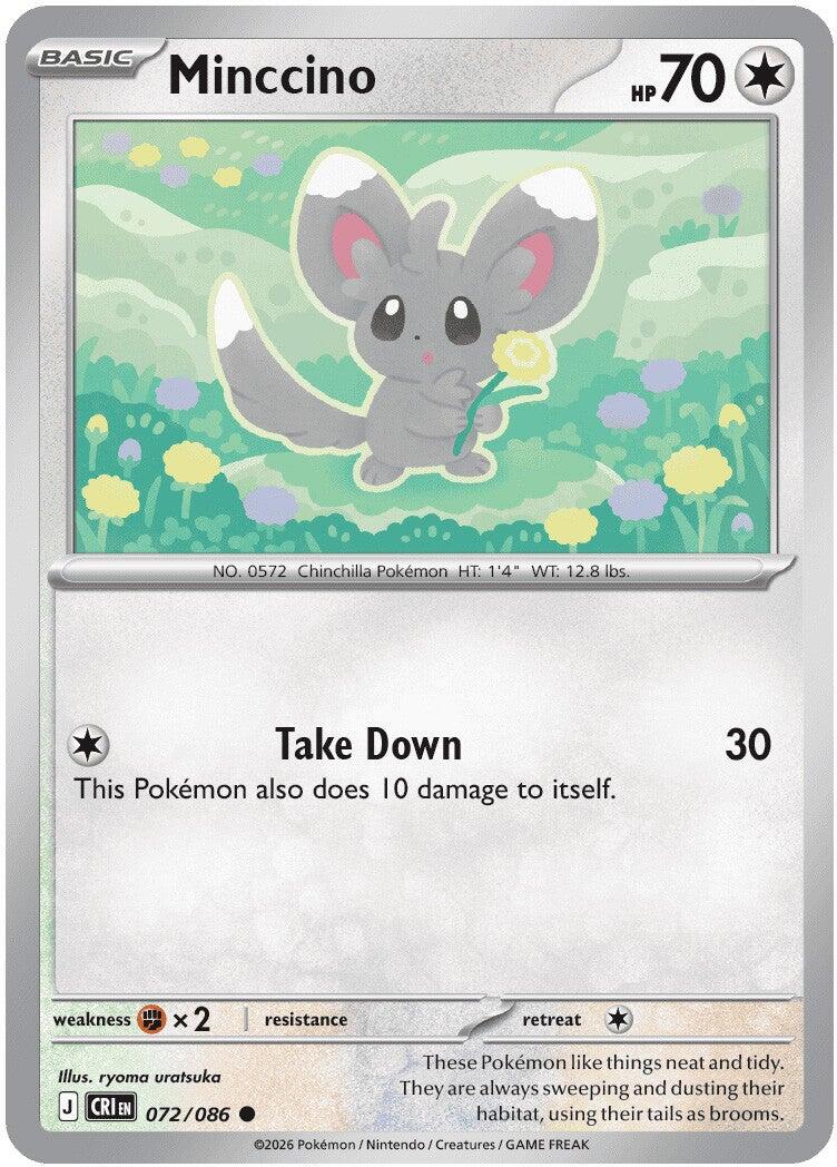 Minccino (072/086) [Mega Evolución: El Surgimiento del Caos]