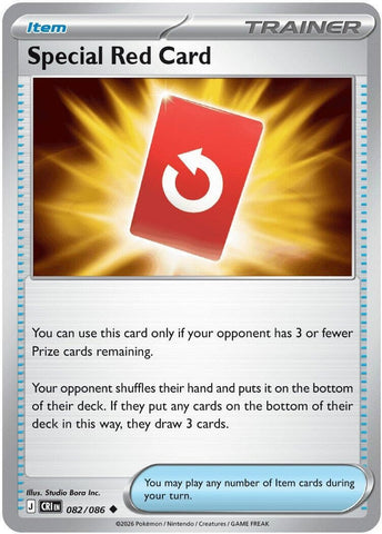 Image for Special Red Card (082/086) (CRI) - Pokemon