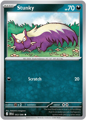 Image for Stunky (053/086) (CRI) - Pokemon