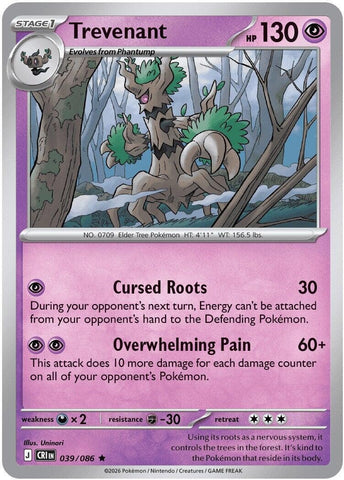 Image for Trevenant (039/086) (CRI) - Pokemon