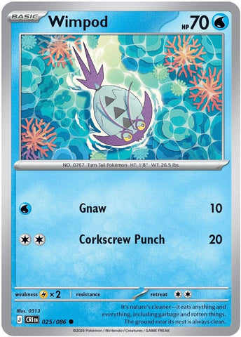Image for Wimpod (025/086) (CRI) - Pokemon