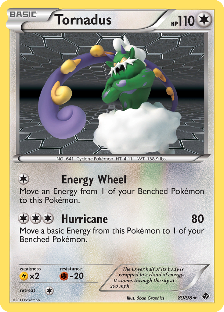 Tornadus (89/98) [Negro y Blanco: Poderes Emergentes]