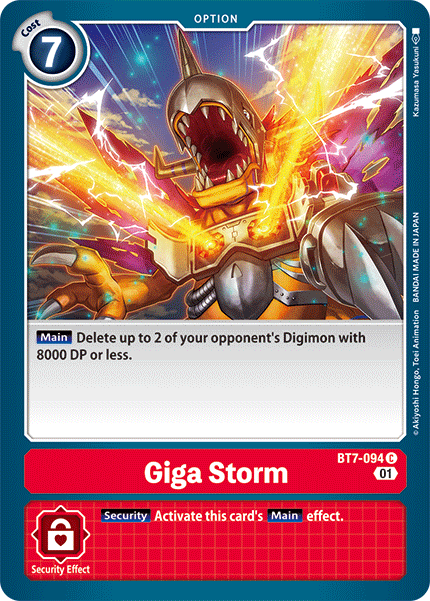 Giga Tormenta [BT7-094] [Próxima Aventura]