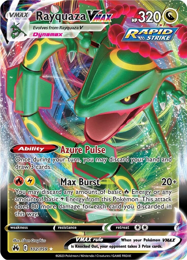 Rayquaza VMAX (102/159) (102) [Espada y Escudo: Cenit Supremo]
