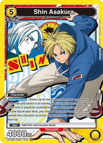 Image for Shin Asakura (018) (UE19BT/SMD-1-018) (UE19BT) - Union Arena