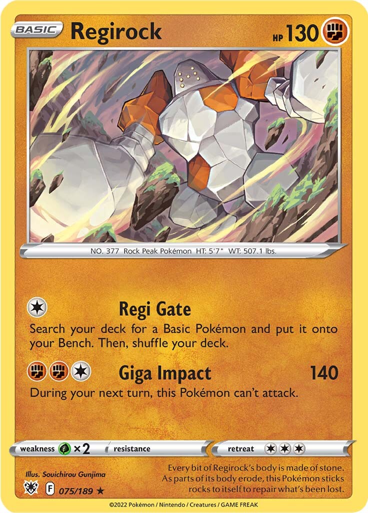 Regirock (075/189) [Espada y Escudo-Radiantes Astrales]