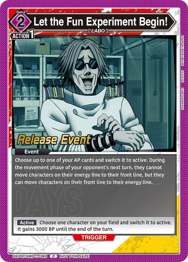 Image for Let the Fun Experiment Begin! (UE19BT/SMD-1-080) (UE19BT_RE) - Union Arena
