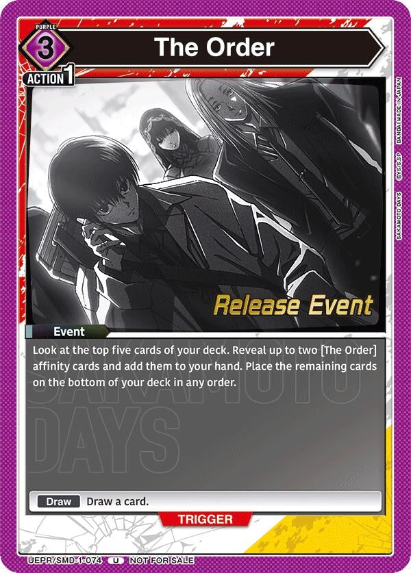 Image for The Order (UE19BT/SMD-1-074) (UE19BT_RE) - Union Arena