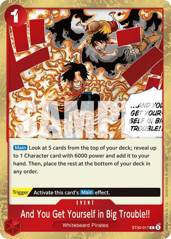 ¡¡Y te metes en un gran problema!! [Mazo de Inicio EX: Gear 5]