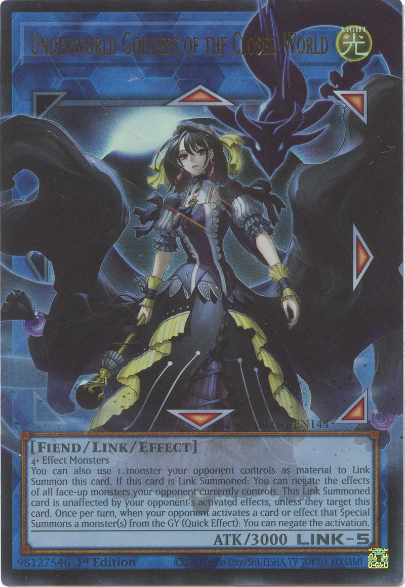 Diosa del Inframundo del Mundo Cerrado [BLGG-EN144] Ultra Rara
