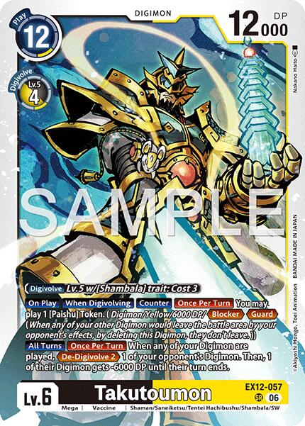 Takutoumon [EX12-057] [Digital World Shambala]