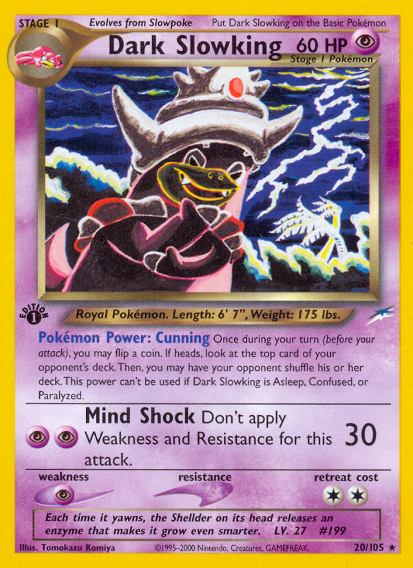 Slowking Oscuro (20/105) [Neo Destiny 1ª Edición]