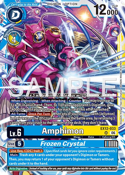Amphimon // Cristal congelado [EX12-033] (Arte alternativo) [Shambala del Mundo Digital]