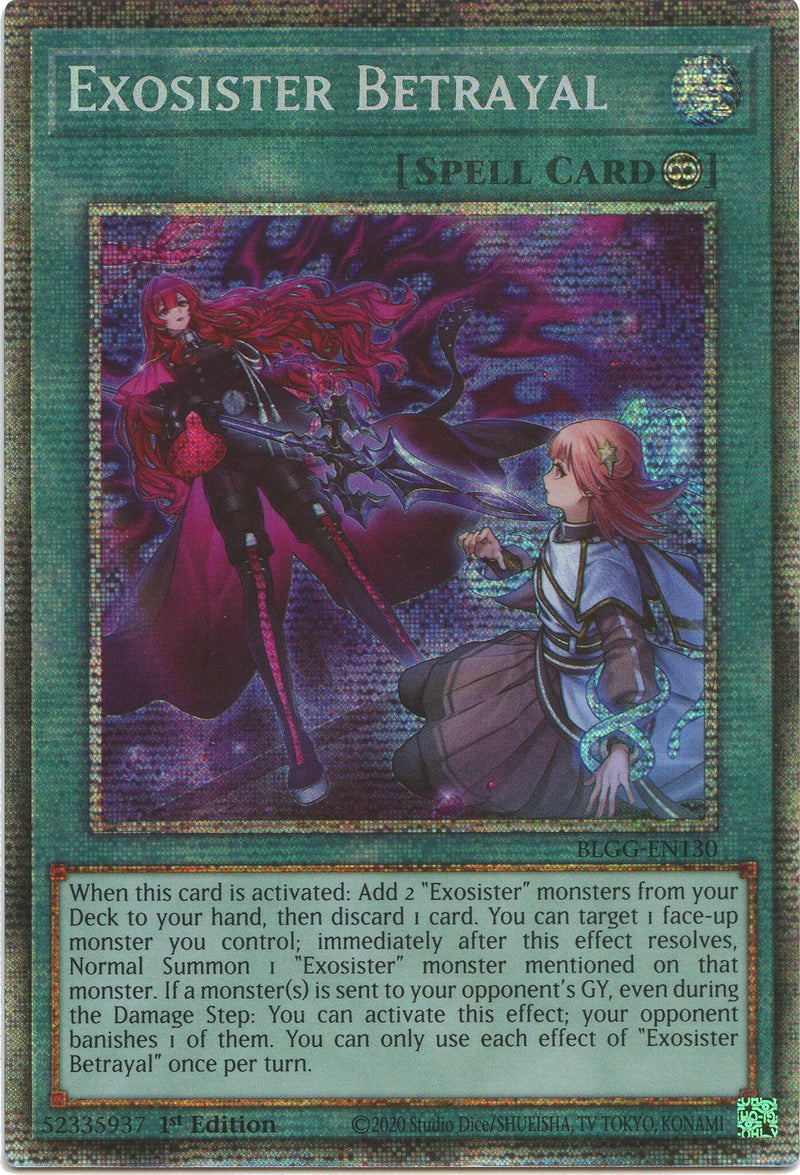 Exosister Betrayal (Starlight Rare) [BLGG-EN130] Starlight Rare