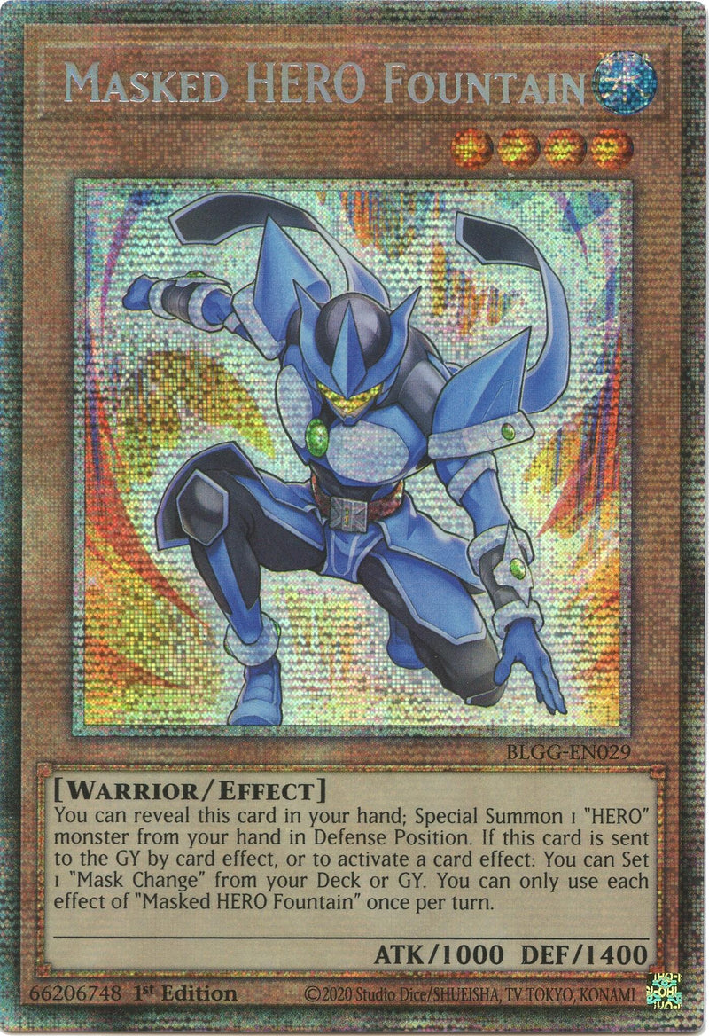 HÉROE Enmascarado Fountain (Starlight Rare) [BLGG-EN029] Starlight Rare